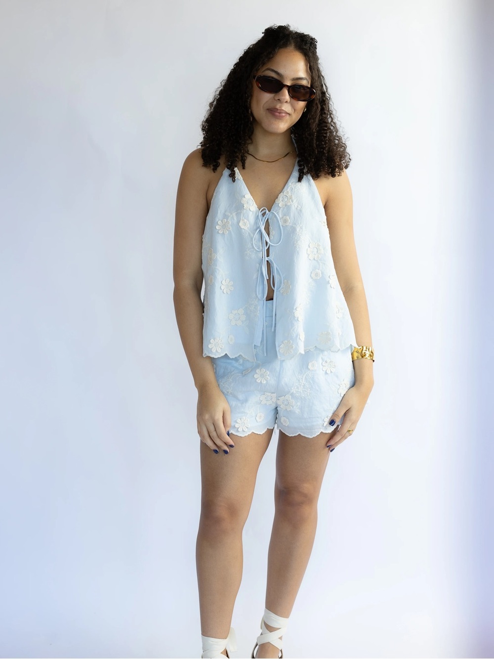 Emilie Embroidered Set